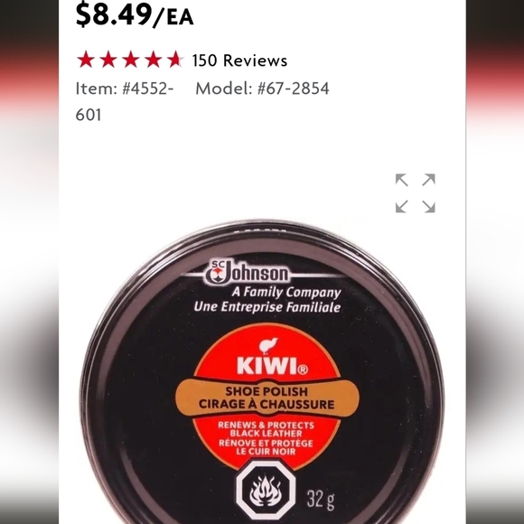 KIWI shoe care bundle-3 shoe polish, 1 cream polish, applicator& soft cl… - Picture 14 of 14